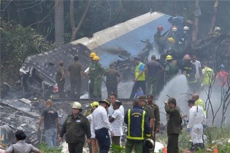 تلاش مقامات کوبا برای یافتن علت سانحه هواپیمایی اخیر