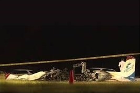 سقوط مرگبار هواپیمای چتربازان در فرودگاه جورجیا