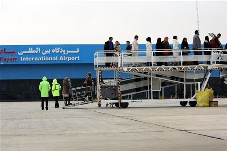اولین مسافران فرودگاه پیام در مسیر مشهد- کرج جا به جا شدند